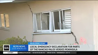 Land movement prompts the city of Rancho Palos Verdes to declare a local emergency