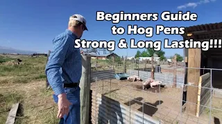 Beginners guide to PIG PENS | STRONG, LONG LASTING!!