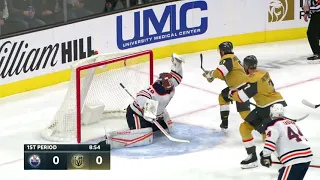 Koskinen glove save on Jonathan Marchessault  |  Edmonton Oilers vs. Vegas Golden Knights 11/28/21