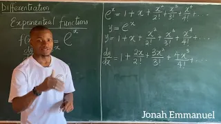 Differentiation of Exponential Functions