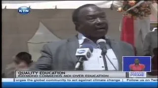 Raymond Moi commends retired President Daniel Arap Moi's commitment to growth of education sector