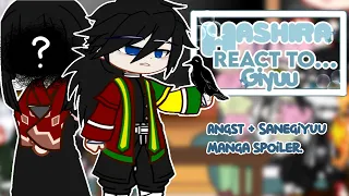 Hashiras react to Giyuu ||1/3|| ||Angst|| ||Manga spoiler|| ||Sanegiyuu||