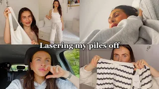 GETTING MY HEMORRHOIDS LASERED OFF (live footage) & HUGE H&M HAUL FOR ME AND THE GIRLS!!