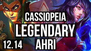 CASSIO vs AHRI (MID) | 18/0/3, Legendary, 1.4M mastery, 600+ games | EUW Master | 12.14