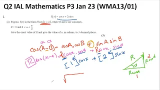 Q2 IAL Maths P3 Jan 23