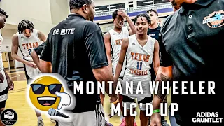 2025 MONTANA WHEELER Mic'd Up | Adidas Gold Gauntlet - Tx Takeover Elite 17U