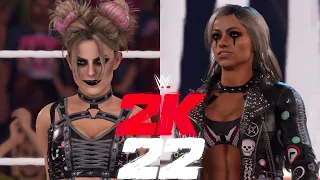 WWE 2K22 ALEXA BLISS VS. LIV MORGAN GAMEPLAY!