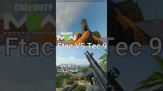 FTAC Auto pistol VS Tec 9 SMG