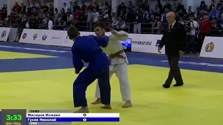 55 kg Мисиров И Гусев Н 12 02 2016 Т3 ПЕРВЕНСТВО РОССИИ до 18, НОВОСИБИРСК 2016