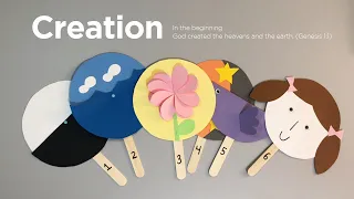 Creation Crafts for Sunday school | Day1- 3