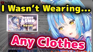 Yukihana Lamy Reveals she Wasn't Wearing Any Clothes during ASMR Stream【Eng SUB/Hololive】