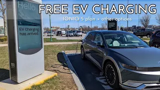 Free EV Charging: US Options + Hyundai IONIQ 5 Electrify America Plan Set Up