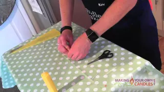 Making Candles with Beeswax sheets