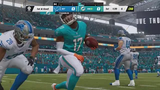 Madden NFL 23 (PS5 4K) Gameplay Miami Dolphins vs Detroit Lions Week 8