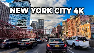 Cruising Through New York City 🗽4K Driving Tour from Brooklyn to Manhattan