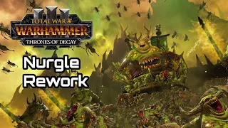 Nurgle Rework Early Look Thrones of Decay DLC Patch 5.0 - Total War: Warhammer 3 Immortal Empires