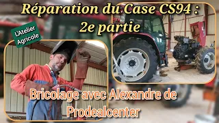 Fin de réparation du Case CS94 et bricolage avec Alexandre de ProdealCenter