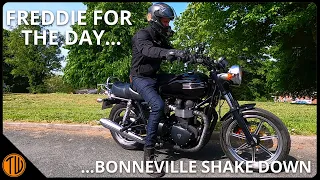 Freddie Dobbs' Bonneville | Freddie For The Day, The First Ride!