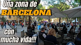 Éste BARRIO de BARCELONA 🇪🇦 tiene MUCHA VIDA!!