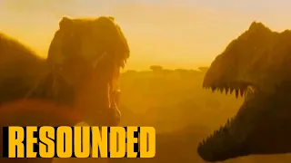 Tyrannosaurus Rex VS Giganotosaurus || Jurassic World Dominion Prologue || (Resound)