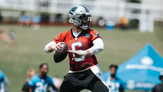 Baker Mayfield Panthers Training Camp Day 6 Clips (8/1/22)