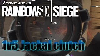 1v5 Jackal Clutch - Rainbow Six Siege Random Moments Montage #2