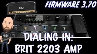 Line 6 Helix/HX Stomp Firmware 3.70 | Dialing In... Brit 2203 Amp Model