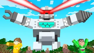 We Upgraded To MEGA ROBOTS In Minecraft