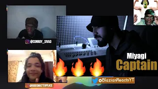 Rapper REACTS to MIYAGI - Captain (english + arabic lyrics), excep the Rapper's audio is MUTED