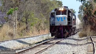 Trem de cimento carregado, passando pelo pátio de Curvelo/MG #ramaldosertão