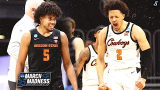 Future Pros Cade Cunningham & Ethan Thompson Face Off In The Tourney #MarchMadness