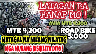 LATAGAN BA HANAP MO ! "MATAGAL NA NILA NILATAG MGA MURANG BISIKLETA DITO" ROAD BIKE 5K, MTB 4,200 ..