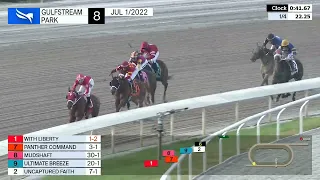 Gulfstream Park Carrera 8 - 1 de Julio 2022