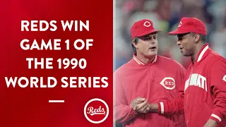 Reds take Game 1 of the 1990 World Series from the Athletics