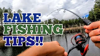 Shore Fishing A Lake With Spinners - Trout Fishing Tips!!