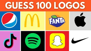 Guess the Logo in 3 Seconds | 100 Famous Logos | Ultimate Logo Quiz 2024