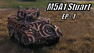 World of Tanks - M5A1 Stuart - Siegfried Line | 2,4K DMG - 7 Kills | #1