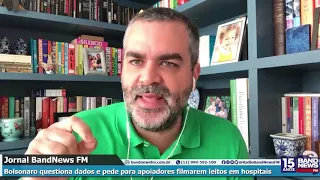 Andreazza: Bolsonaro tenta desviar o foco do centrão ao falar em 'fiscalização dos hospitais'