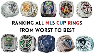 Ranking All MLS CUP Rings WORST to BEST!