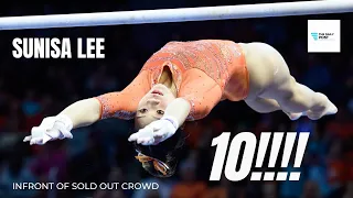 UNBELIEVABLE! SUNI LEE got PERFECT 10 on bars in-front of a sold out crowd