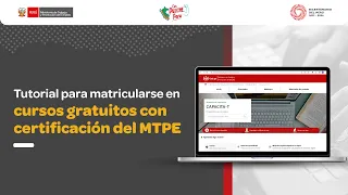 Aprende a matricularte en los cursos gratuitos del portal CAPACÍTA-T