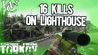 16 Kills on LIGHTHOUSE with a DVL - Escape from Tarkov