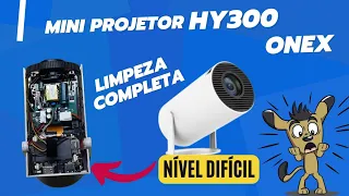 MINI PROJETOR HY300 LIMPEZA COMPLETA NÍVEL HARD