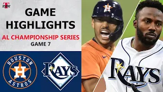 Houston Astros vs. Tampa Bay Rays Game 7 Highlights | ALCS (2020)