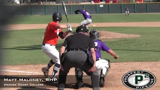 Matt Maloney Prospect Video, RHP, Orange Coast College