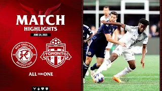 MATCH HIGHLIGHTS: Toronto FC at New England Revolution | June 24, 2023