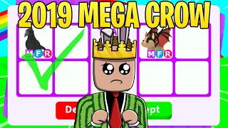 I TRADED A MEGA NEON CROW (ADOPT ME)