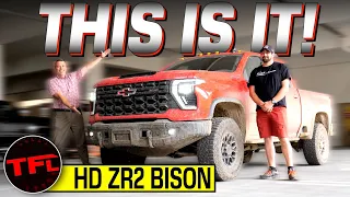 TFL Exclusive: I Go Hands On with the First-Ever 2024 Chevy Silverado HD ZR2 Bison OFF-ROADER!