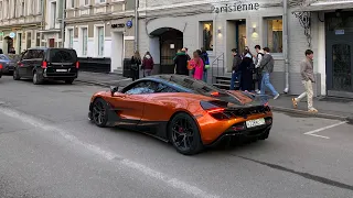 Cool cars in the center of Moscow | лучшие Машины в центре | патриаршие пруды