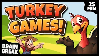 🦃 Turkey Games! 🦃 Brain Break 🦃 Freeze Dance 🦃 Thanksgiving